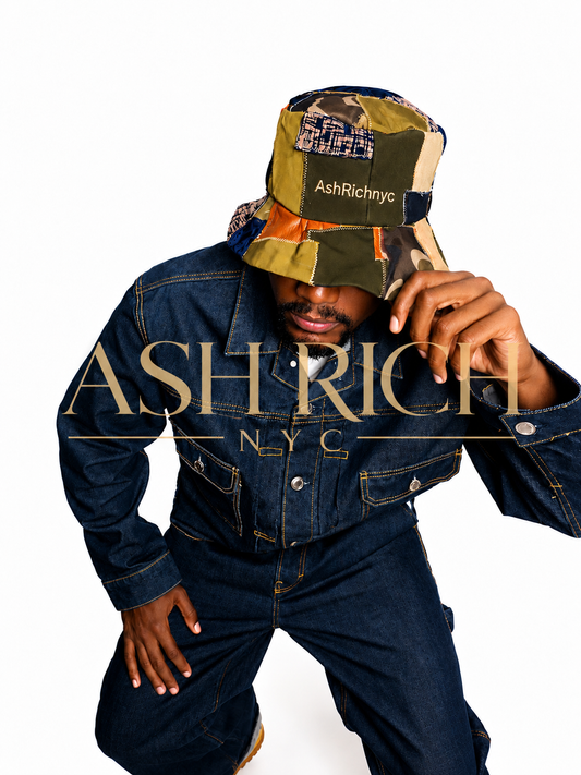 The Ash Rich Patchwork Bucket Hat UNISEX