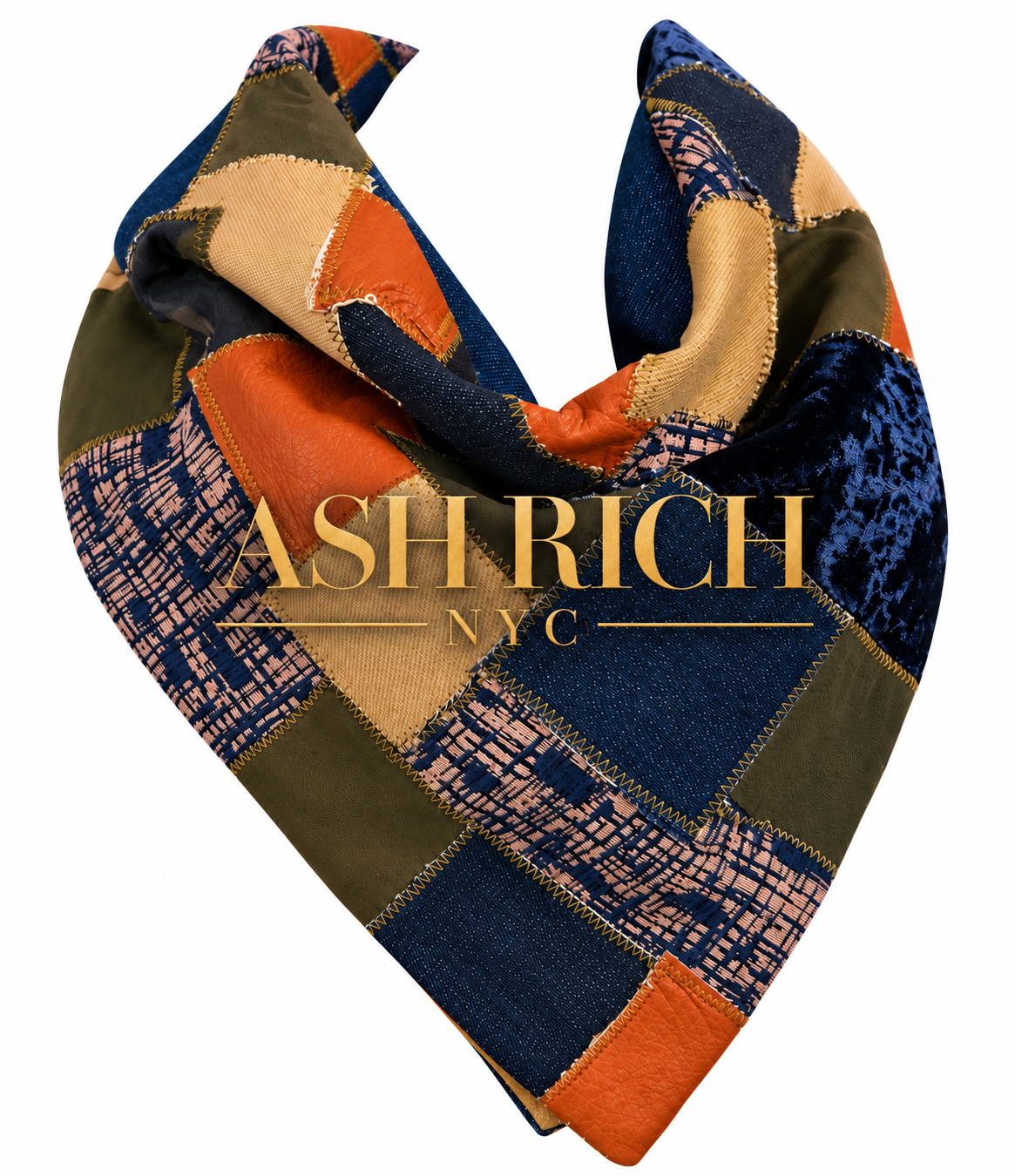 Reversible Patchwork Handkerchief